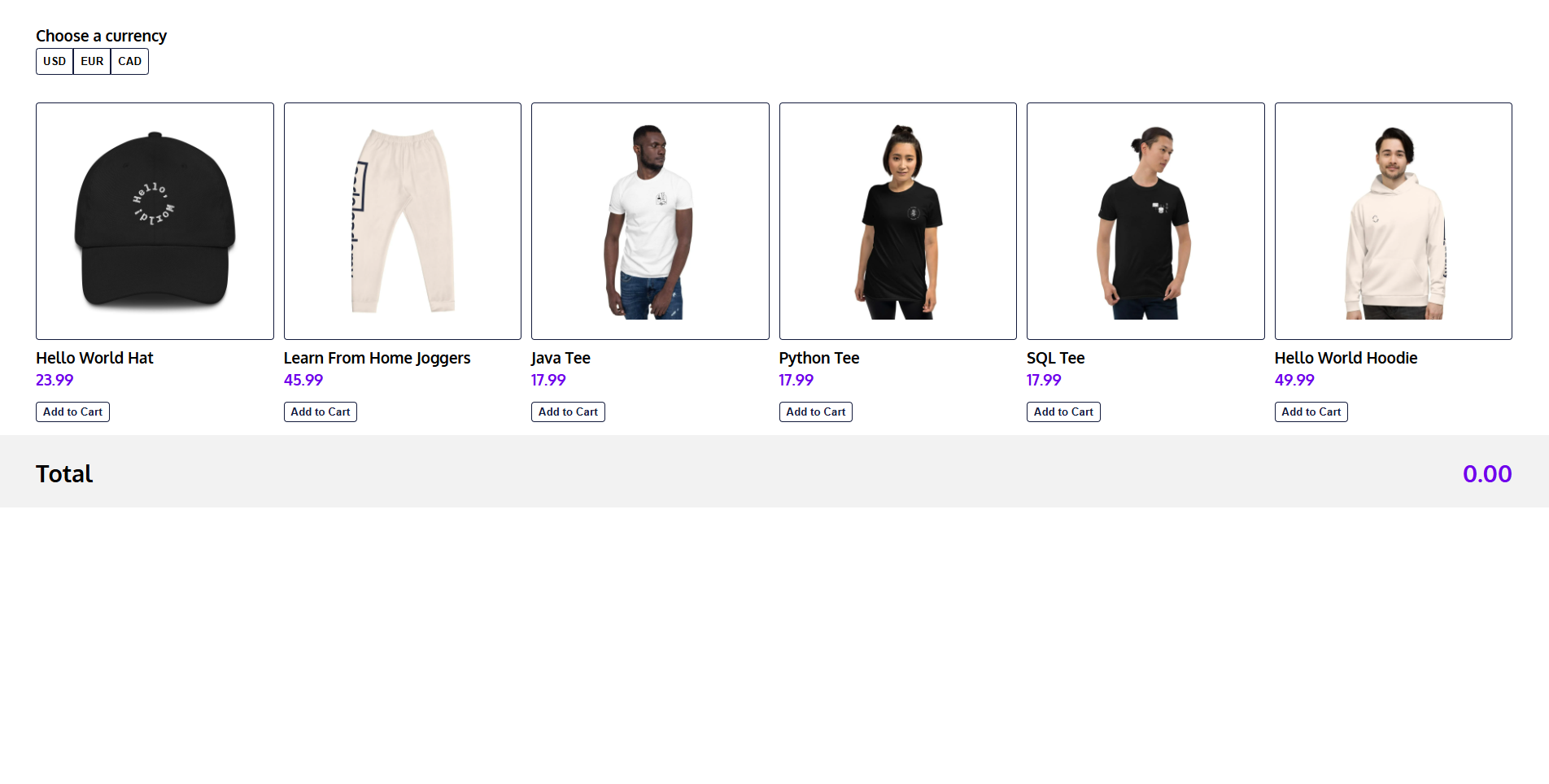 Storefront App